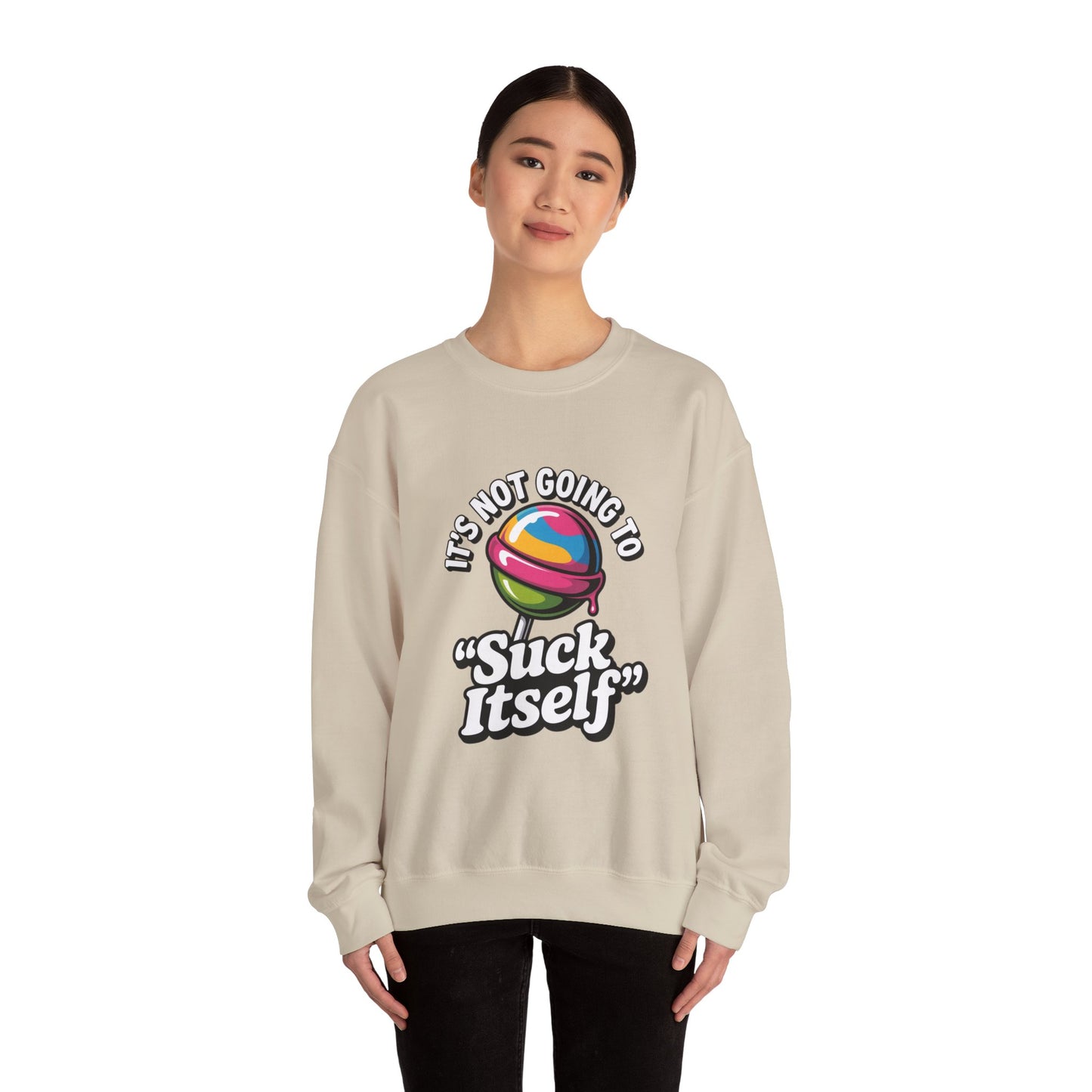 Humorous Unisex Sweatshirt with Quirky Quote