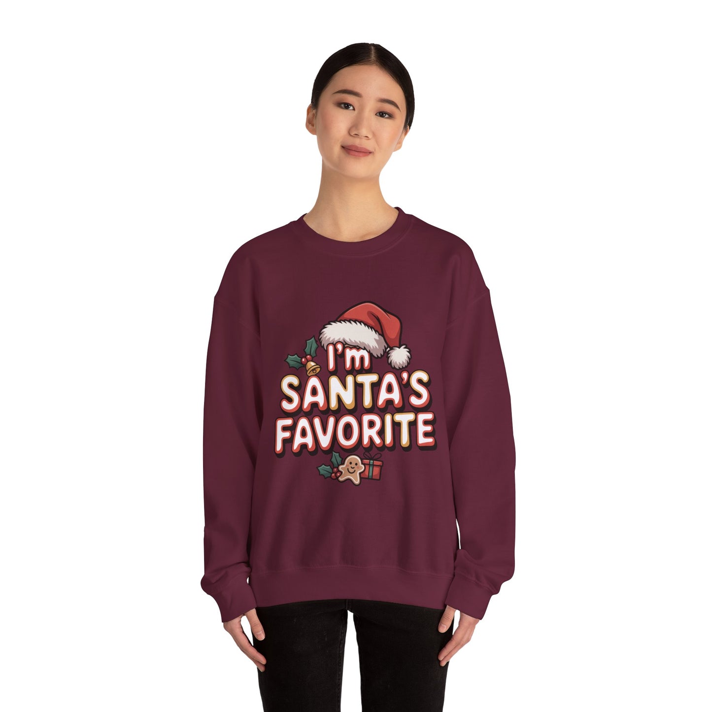 Santa's Favorite Crewneck Sweatshirt