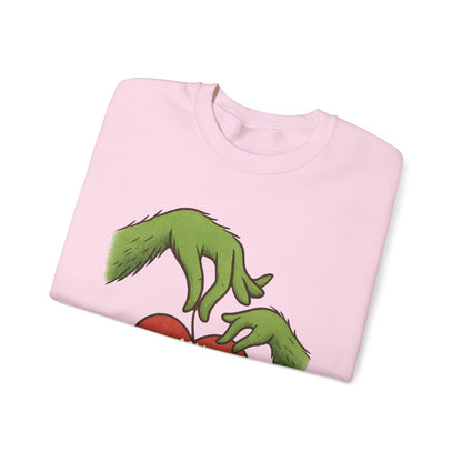 Grinch Hands "My Grandkids Stole My Heart" Sweatshirt