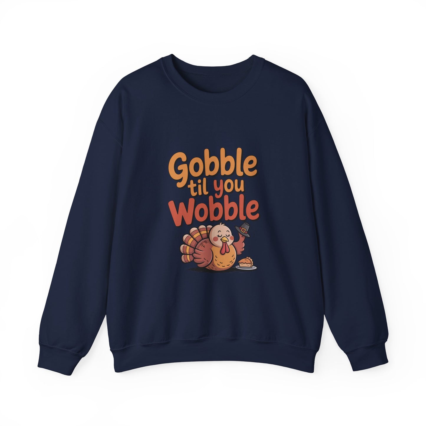 Thanksgiving Humor Crewneck Sweatshirt | Fall Style, Turkey Design, Cozy Gift for Friends & Family, Comfortable Layering