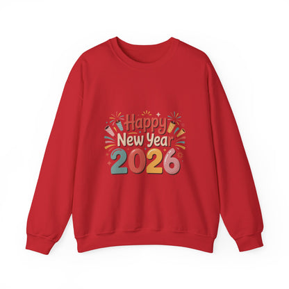 Happy New Year 2026 Crewneck Sweatshirt