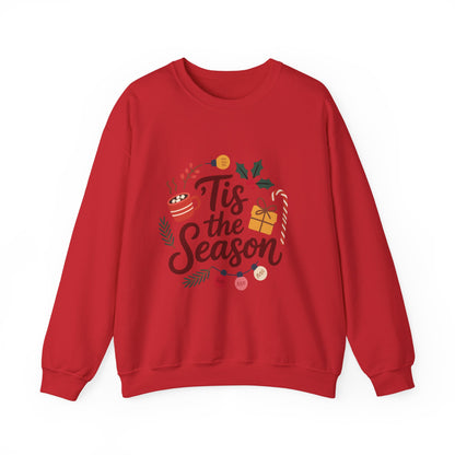 Tis the Season Crewneck Sweatshirt | Unisex Heavy Blend, Cozy Holiday Wear, Perfect Gift for Christmas, Festive Sweatshirt, Winter Style