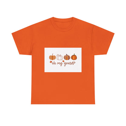 Cute Gourd Tshirt, Halloween Tee, Fall Pumpkin Shirt, Funny Harvest Top, Autumn Graphic Tee