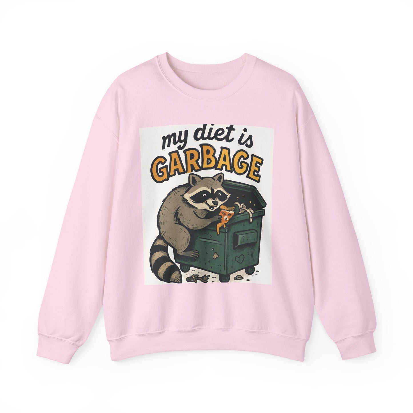 Playful Raccoon Sweatshirt - Unisex Heavy Blend™ Crewneck, Funny Sweatshirt, Gift for Animal Lovers, Casual Wear, Humor Apparel