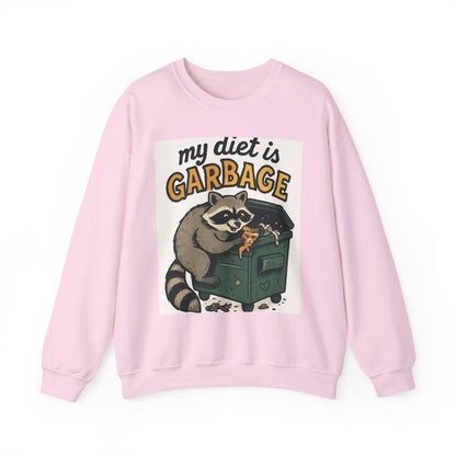 Playful Raccoon Sweatshirt - Unisex Heavy Blend™ Crewneck, Funny Sweatshirt, Gift for Animal Lovers, Casual Wear, Humor Apparel