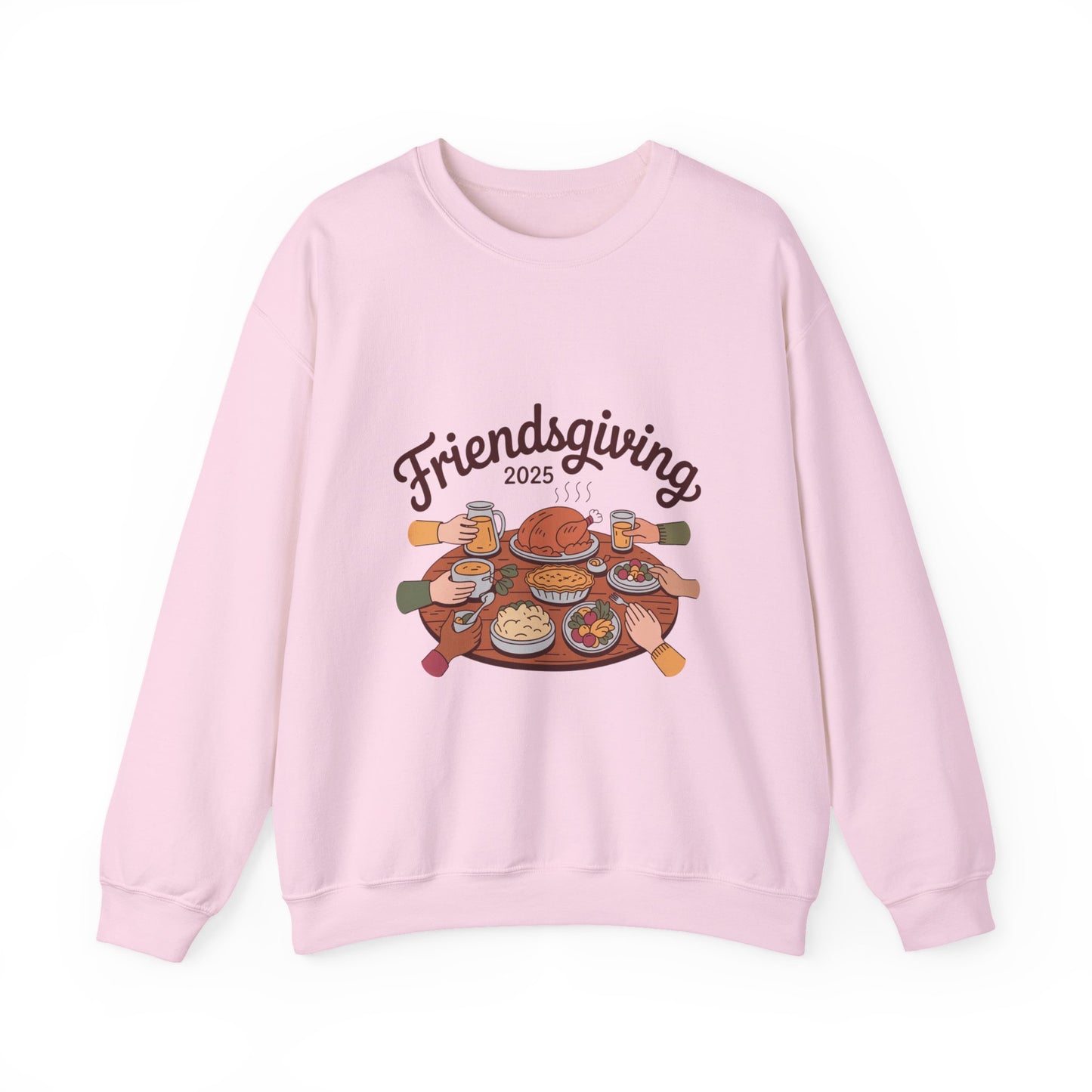Friendsgiving Sweatshirt, Cozy Crewneck for Thanksgiving Celebration, Gift for Friends, Fall Apparel, Autumn Fashion