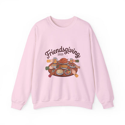 Friendsgiving Sweatshirt, Cozy Crewneck for Thanksgiving Celebration, Gift for Friends, Fall Apparel, Autumn Fashion