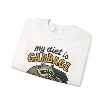 Playful Raccoon Sweatshirt - Unisex Heavy Blend™ Crewneck, Funny Sweatshirt, Gift for Animal Lovers, Casual Wear, Humor Apparel