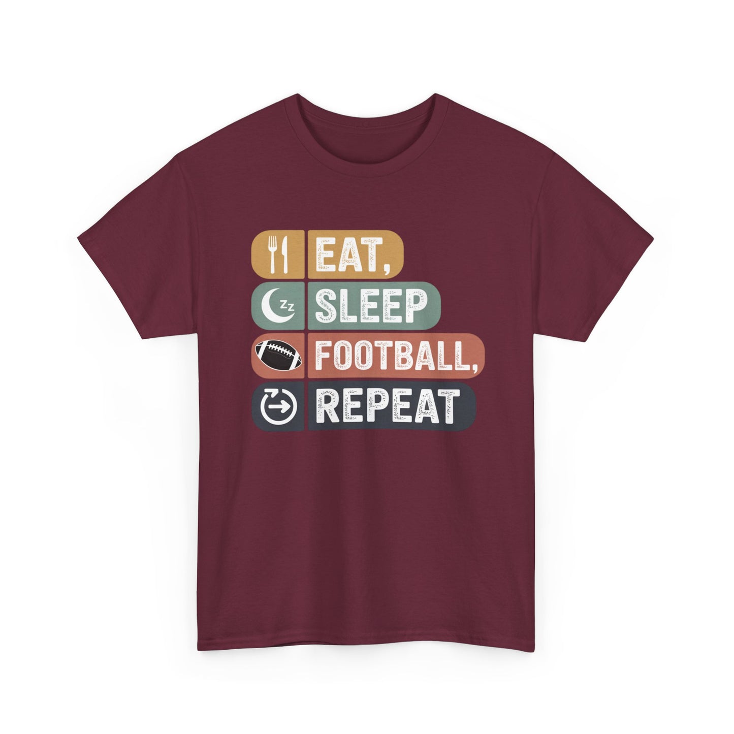 Eat, Sleep, Football, Repeat T-Shirt