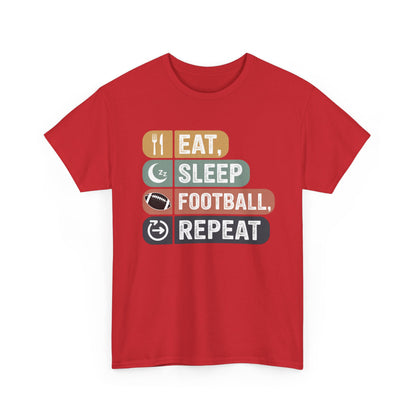Eat, Sleep, Football, Repeat T-Shirt